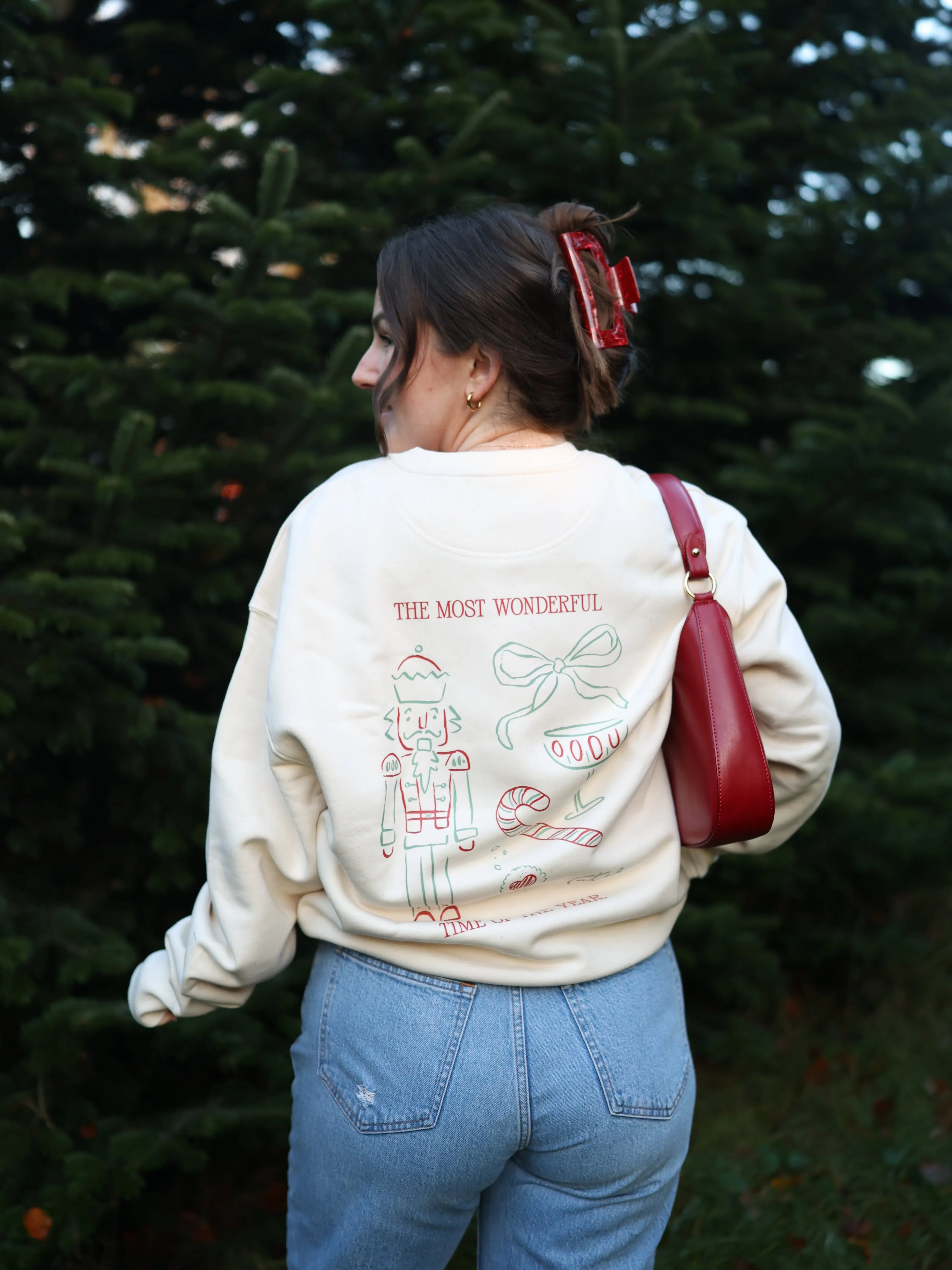 Sweater (Oversized) mit "Nutcracker" Motiv