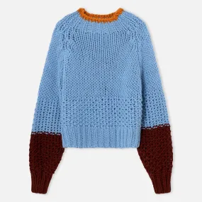 Tamborito Blue Sweater