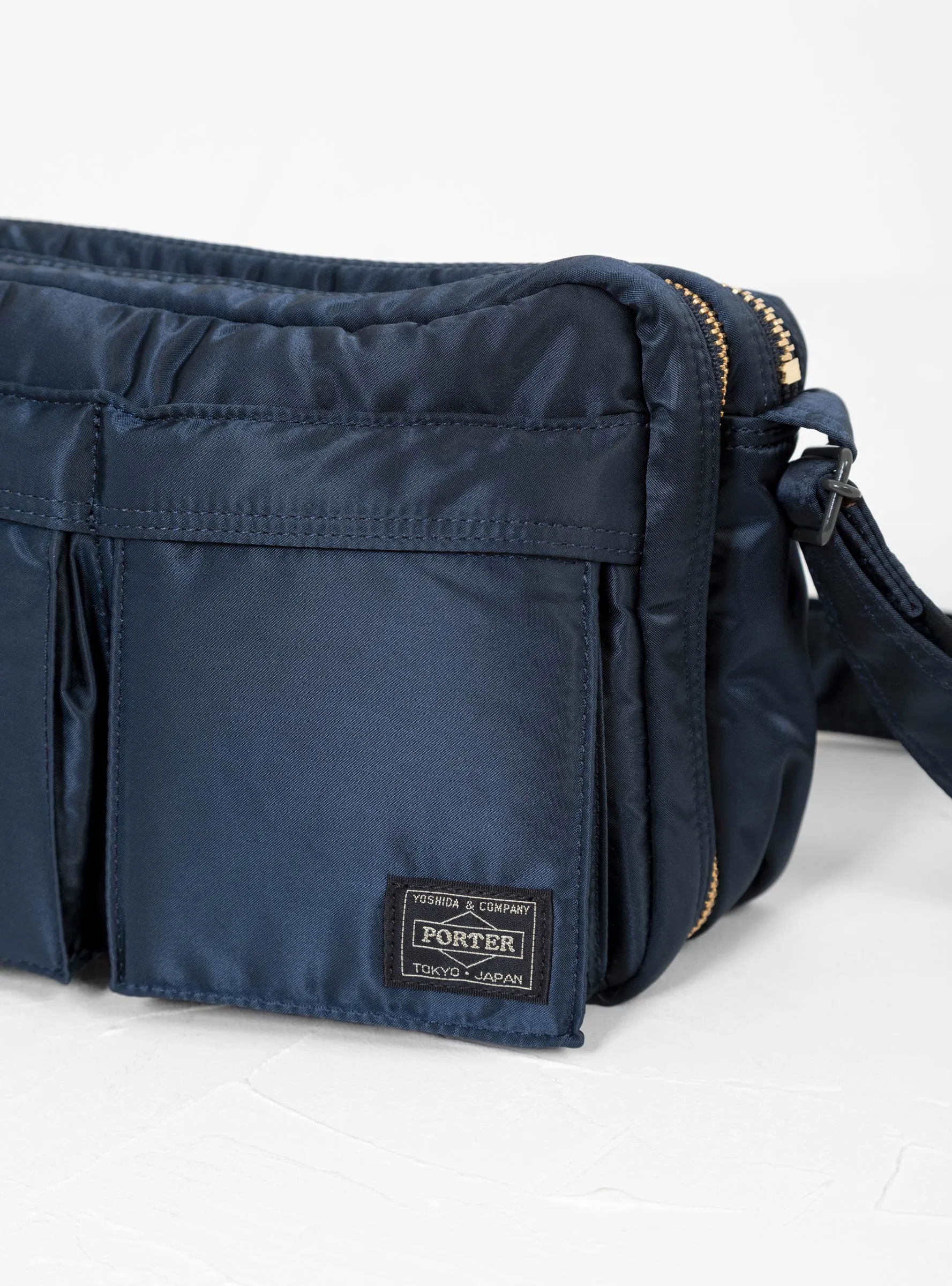 TANKER Shoulder Bag Small Iron Blue