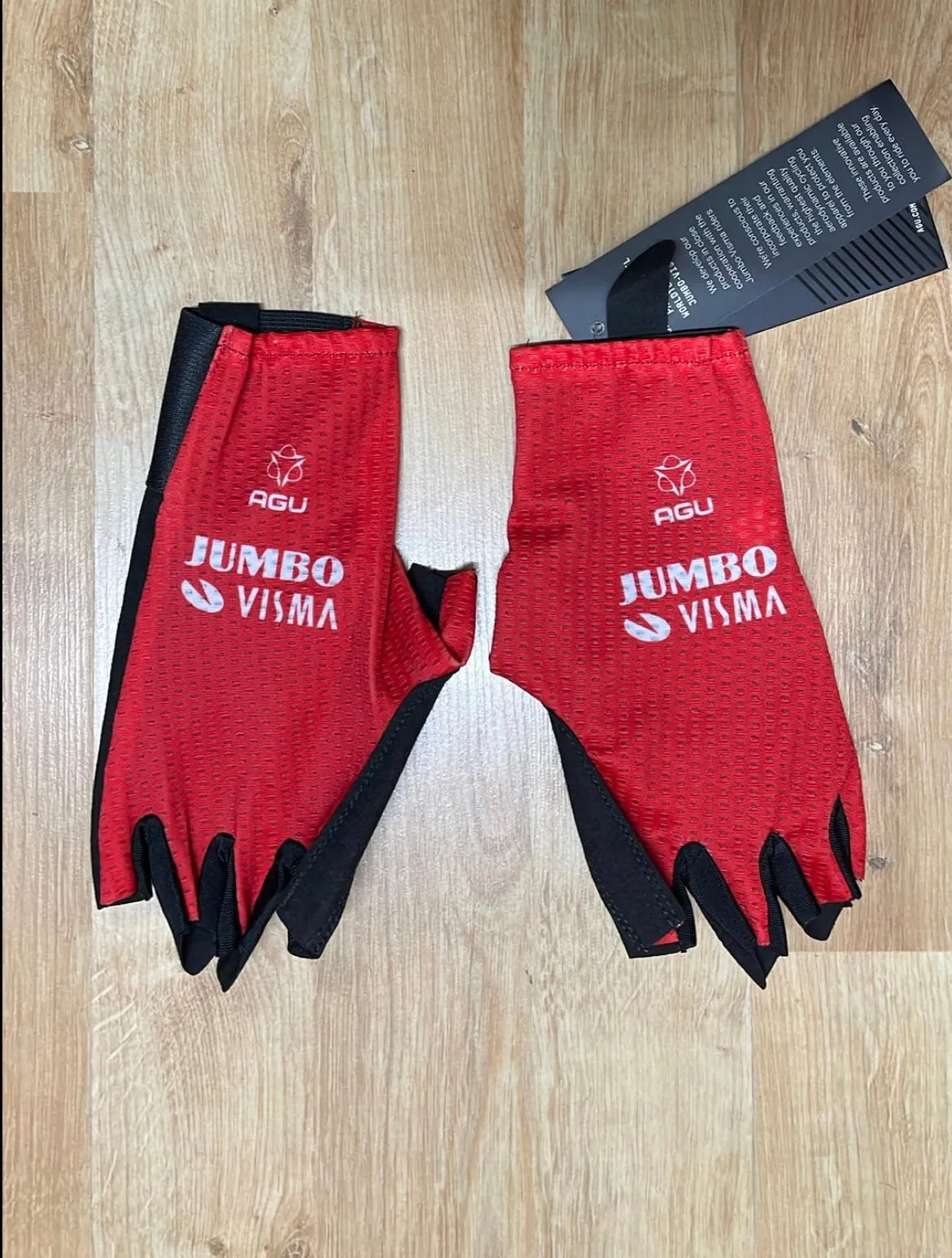 Team Jumbo Visma AGU Premium Race Gloves Red