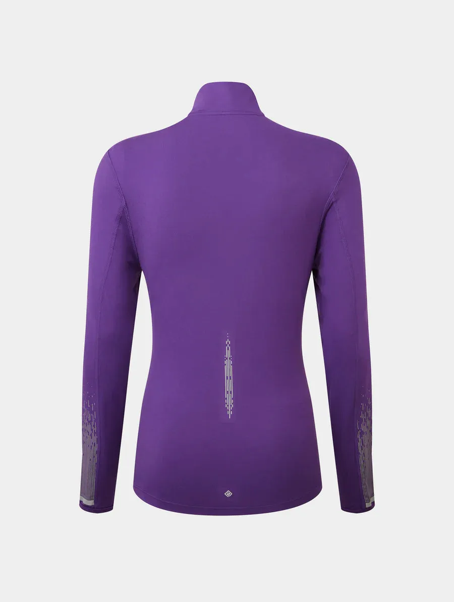 Tech Reflect 1/2 Zip Top Wms | Regal Purple