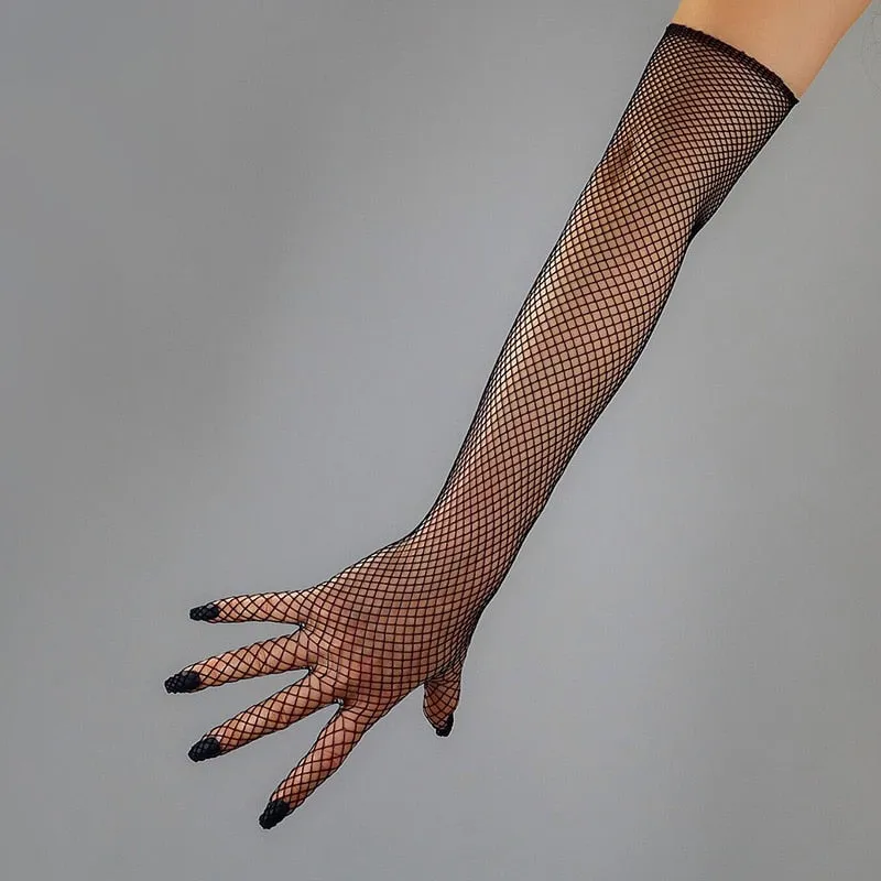 TEEK - Long Fishnet Gloves