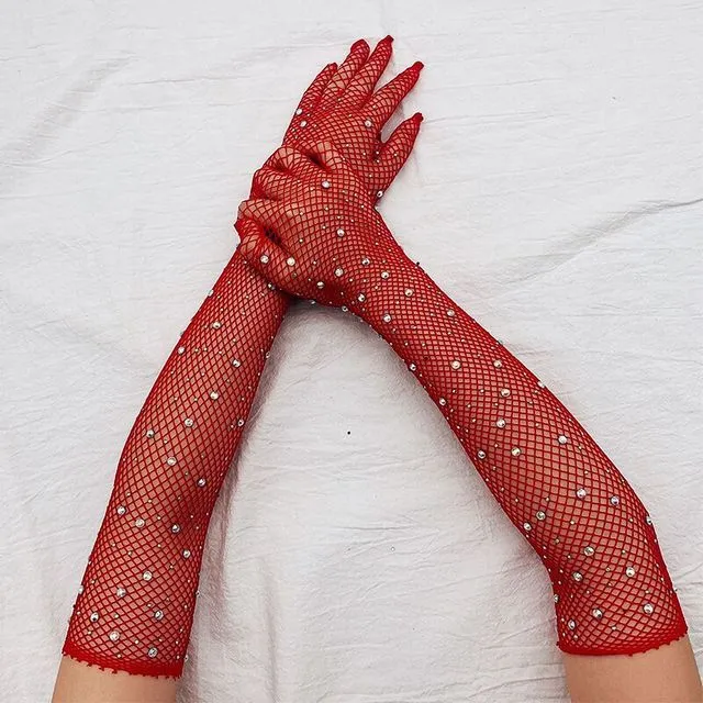 TEEK - Long Fishnet Gloves