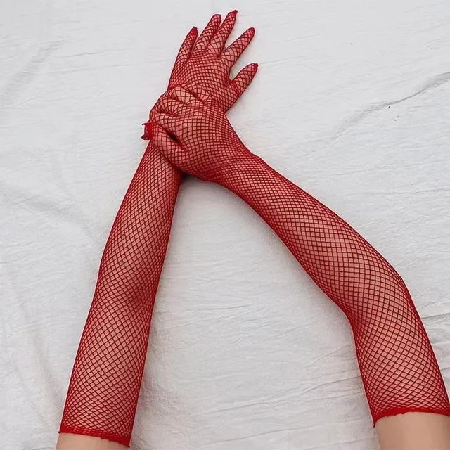 TEEK - Long Fishnet Gloves