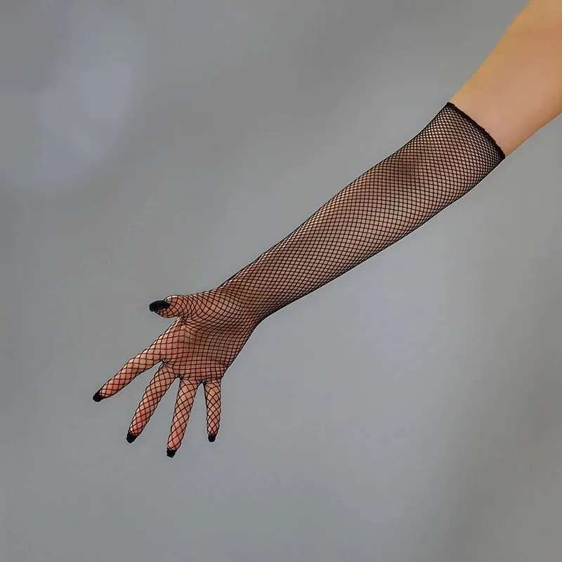 TEEK - Long Fishnet Gloves