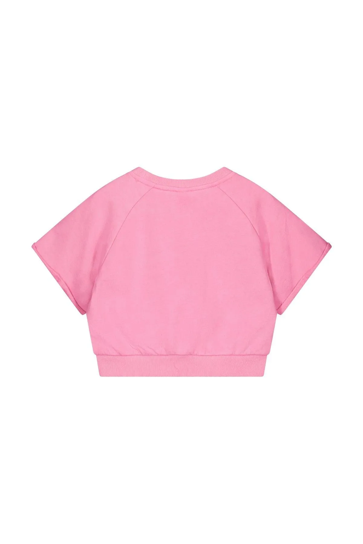 Teen Collab Luna Short Sleeve Sweater Lady Pink