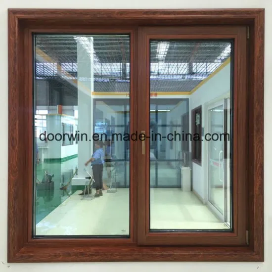 Thermal Break Aluminum Window with Wenge Wood Clading - China African Standard Inward Tilt Turn Window, Aluminum Tilt Turn Window