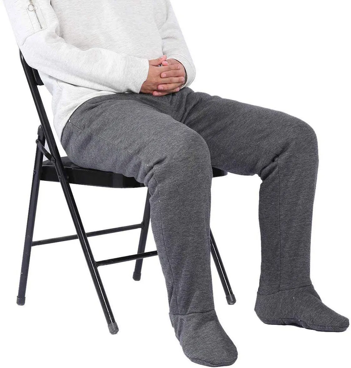 Thermal Pants with Built-In Socks