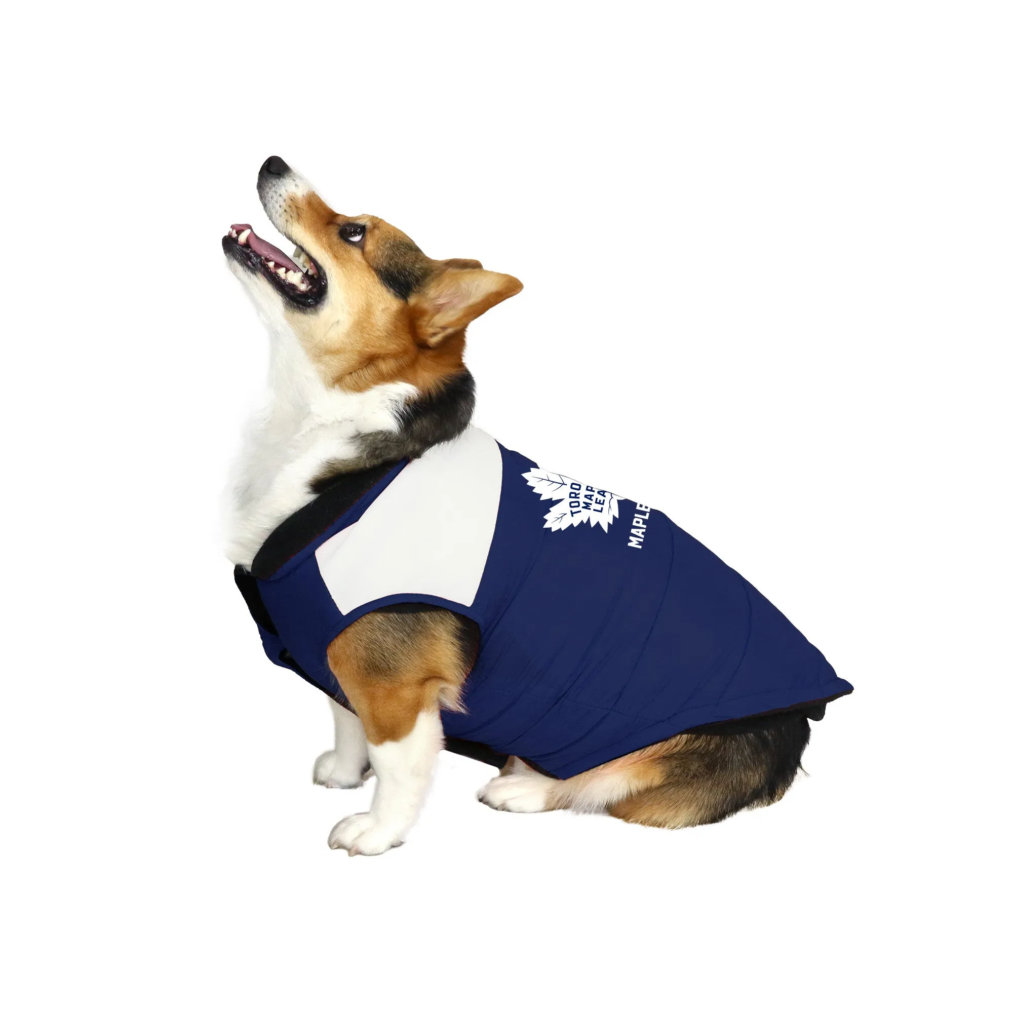 Toronto Maple Leafs Pet Parka Puff Vest