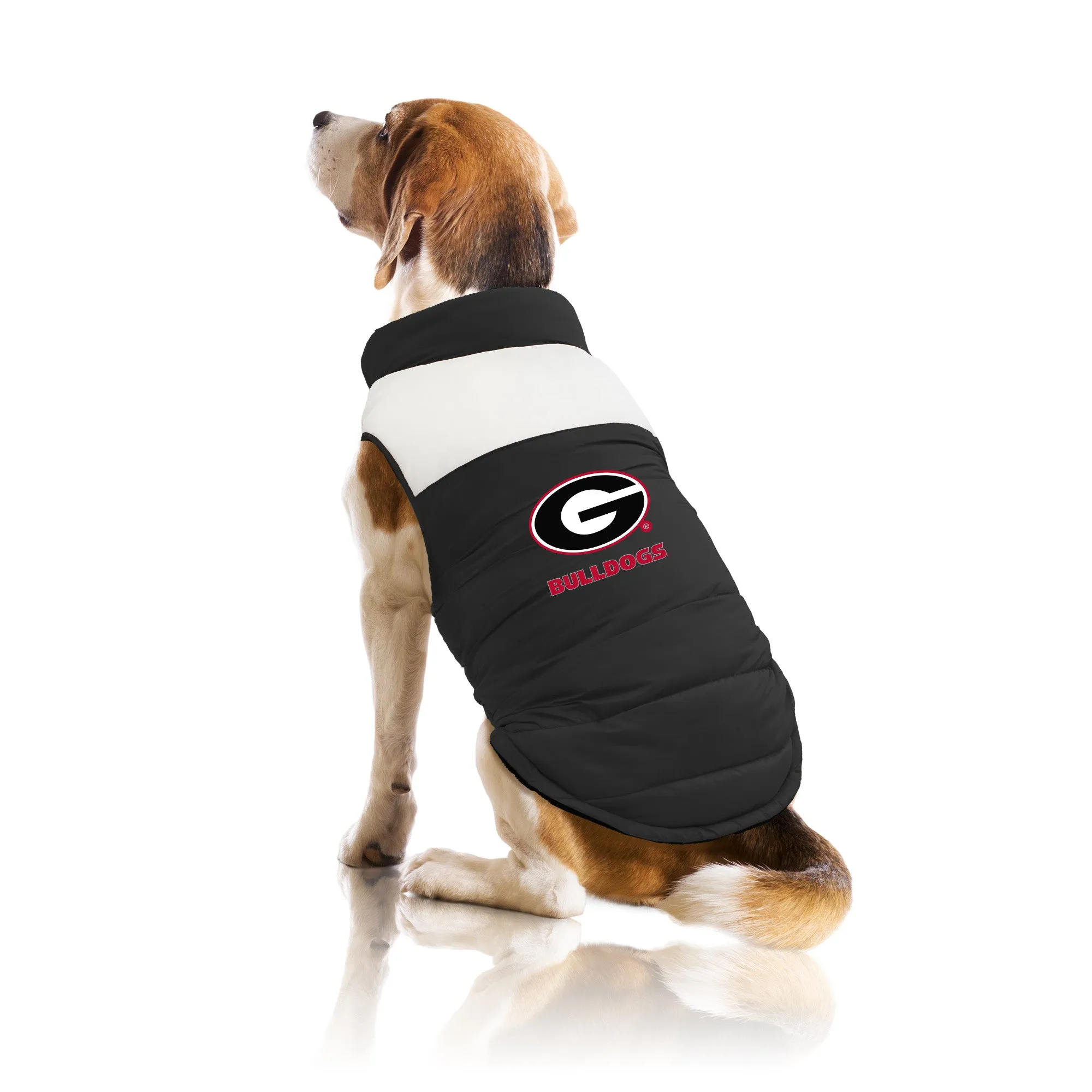 University of Georgia Pet Parka Puff Vest