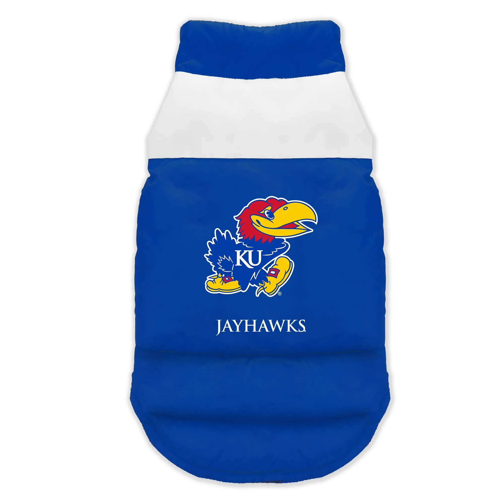 University of Kansas Pet Parka Puff Vest