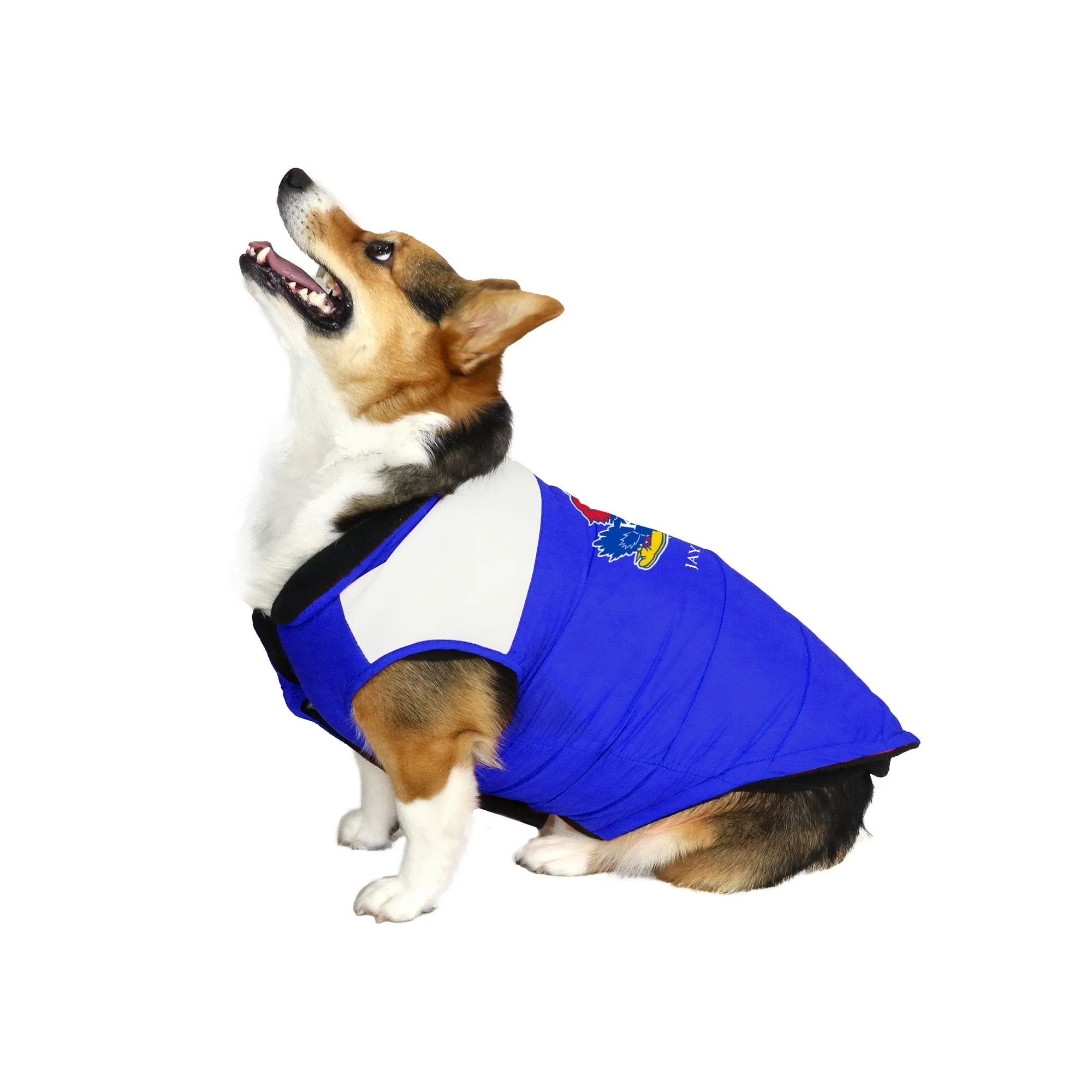 University of Kansas Pet Parka Puff Vest