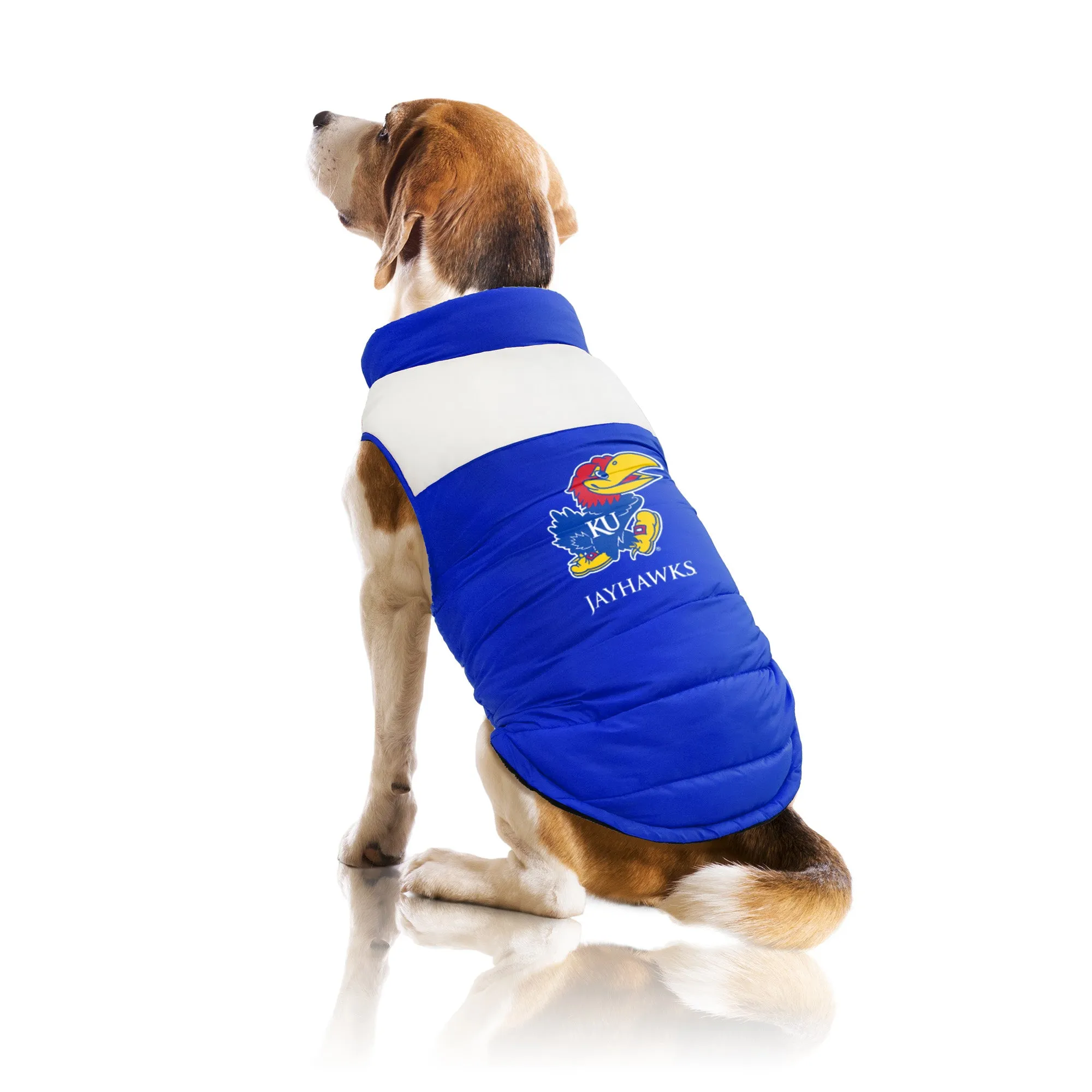 University of Kansas Pet Parka Puff Vest