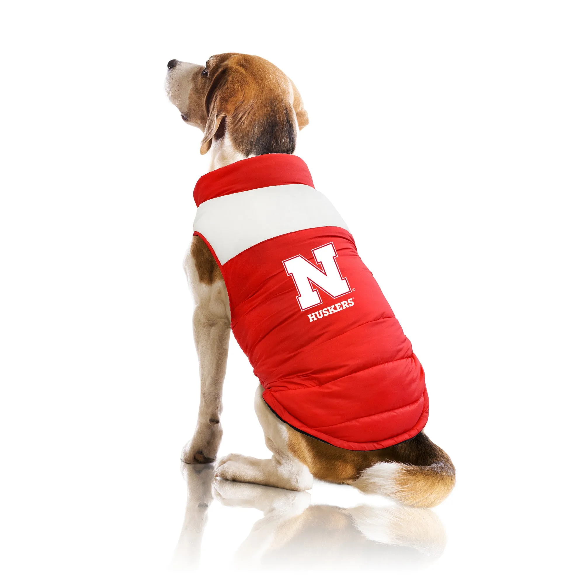 University of Nebraska Pet Parka Puff Vest