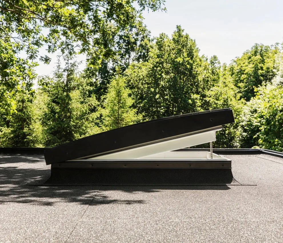 VELUX CVU 120090 1093 INTEGRA® SOLAR Curved Glass Rooflight Package 120 x 90 cm (Including CVU Triple Glazed Base & ISU Curved Glass Top Cover)