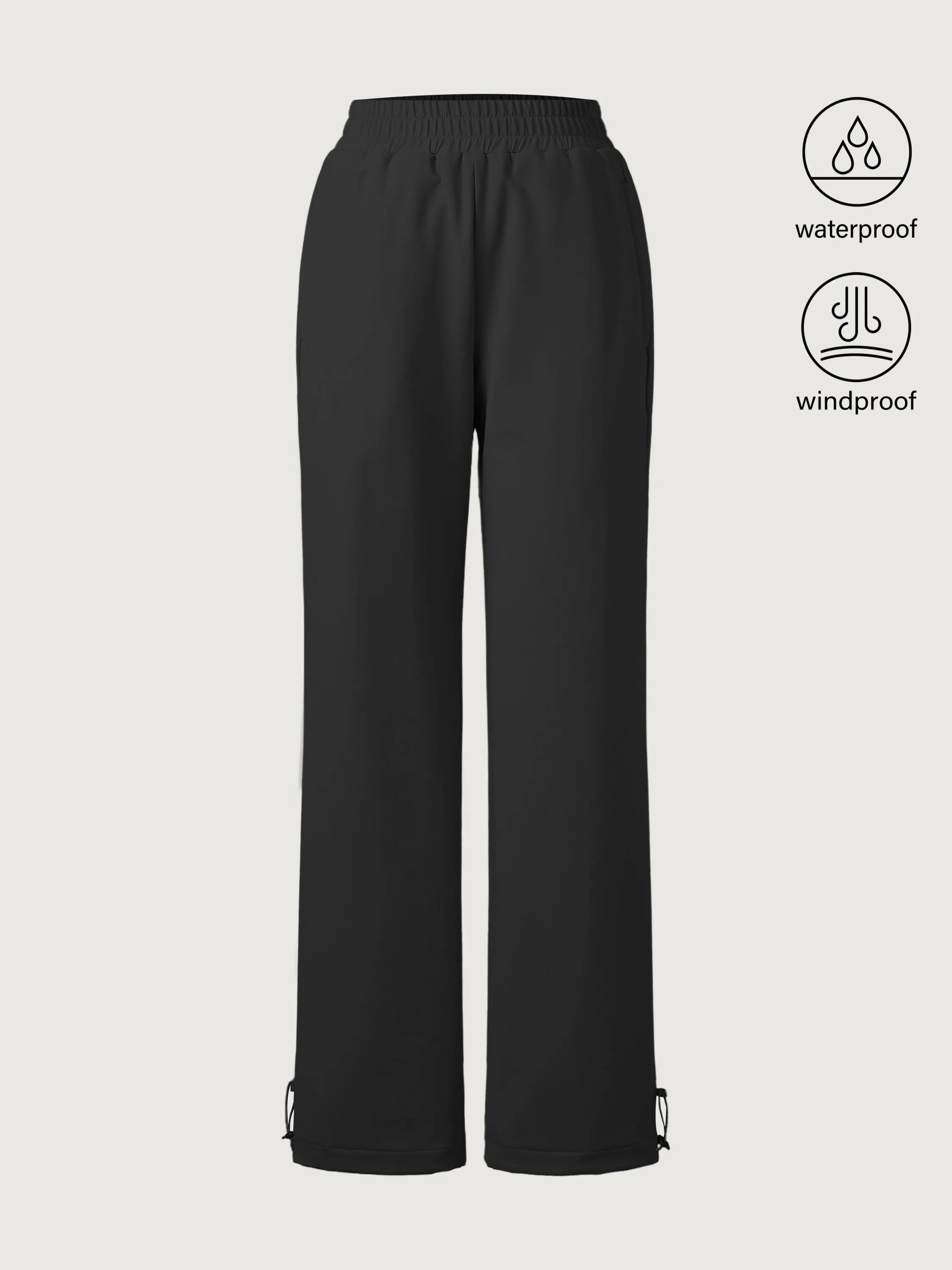 Water-Proof Fleece-Lined Elastic Waist Pant