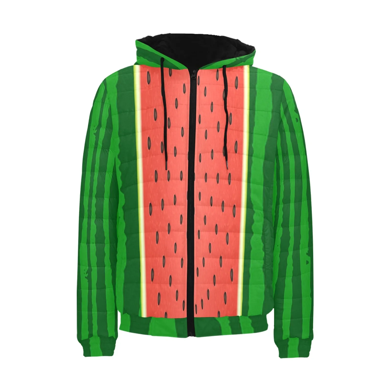 WATERMELON Men's Padded Hooded Jacket