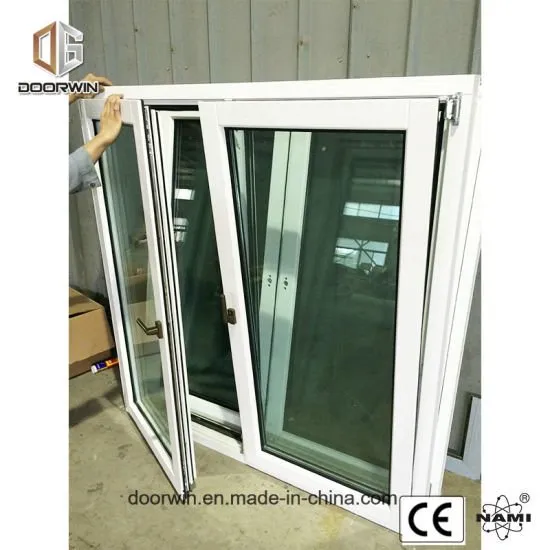 White Color Aluminum - Covered Oak Wood with Interior Tilt Turn Windows - China Casement Inward Opening Window, 12mm Laminated Glass Window