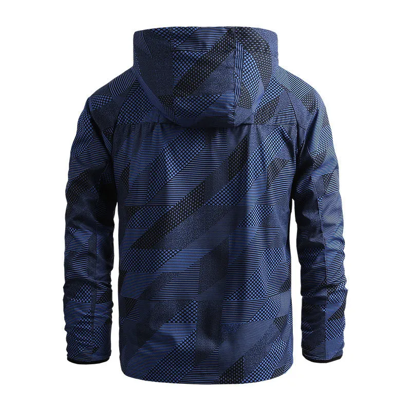 Windproof Jacket Men Waterproof Breathable Parka Brand Casual Sports