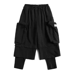 WLS Dark Double Effect Cargo Pants