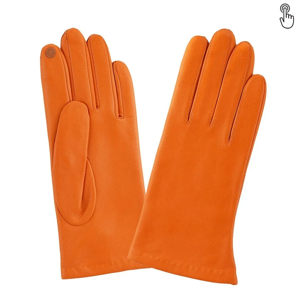 Women's Leather Gloves – Silk Lined – Touch Screen | Tulip