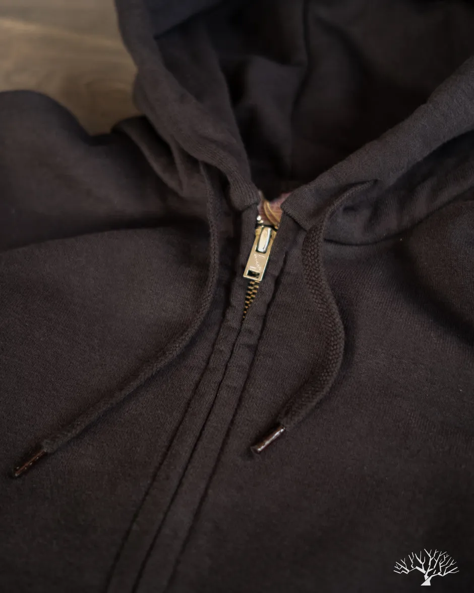 Zip Hoodie Sweatshirt - Black