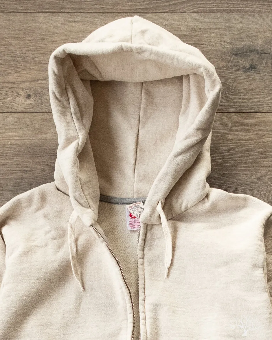 Zip Hoodie Sweatshirt - Oatmeal