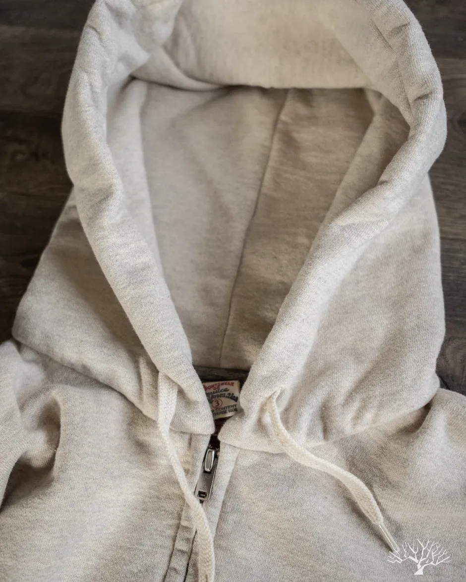 Zip Hoodie Sweatshirt - Oatmeal